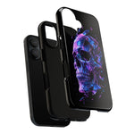 Holographic Skull Phone Case, Shattered Glass Iridescent Cover