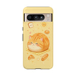Orange Tabby Loaf Kawaii Chibi Pet Cat Art Tough Phone Case
