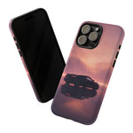 C8 Corvette Silhouette Pastel Horizon Case