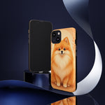 Pomeranian Tiny Fox Fluffy Art Tough Phone Case