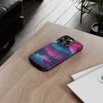 2 Rounds Canada Retina Artwork Vaporwave Phone Case – Landscape Aesthetic