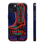 Neon Cowboy Boot phone case | High Noon Saloon design