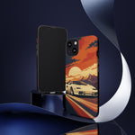 Retro Sunset Countach phone case | Sports car tough cover