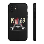 1969 Camaro SS American Flag Tough Phone Case Cover Gift Art