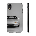Silver Miata Phone Case, NA Roadster 90s JDM Cover, Gift for Guys