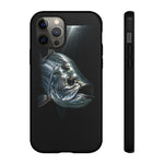 Tarpon Fishing Phone Case, Saltwater Portrait Black Cover, Gift