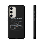 Black S2000 Roadster Collage JDM Tough Phone Case Cover Gift