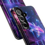 Neon Koi Reflection Vaporwave phone case | Tough Cover