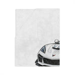 ZR1X Stars & Steel C8 Blanket | Velveteen Microfiber Car Throw