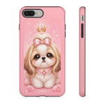 Shih Tzu Princess Kawaii Chibi Puppy Pet Dog Art Tough Phone Case