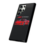 Red C8 Z06 Illustration Phone Case for Vette Owners | Tough Cover