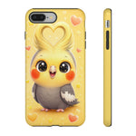 Cockatiel Kawaii Heart Crest Art Tough Phone Case
