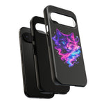 Galaxy Cat Cosmic Swirl Vaporwave Phone Case Mystical Tough Case