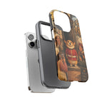 Corgi Royal Guard phone case | Cute British corgi soldier illustration