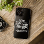 White S2000 Roadster Collage JDM Tough Phone Case Cover Gift