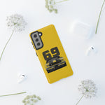1969 Camaro Z28 Yellow Front View Muscle Car Tough Phone Case