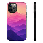 Pastel Mountain Haze Vaporwave Art Tough Phone Case