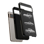 Silver Sting Ray Classic Corvette Phone Case Tough Multi View