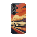Retro Sunset Countach phone case | Sports car tough cover