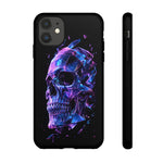 Holographic Skull Phone Case, Shattered Glass Iridescent Cover