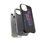 Neon Anatomical Skeleton Phone Case | Internal Displacement Art