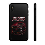 Red SS Muscle Car Monte Carlo phone case | Classic Chevy design