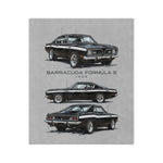 1969 Barracuda Formula S car blanket | Classic Muscle Car illustration