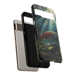 Salmon River Fishing Phone Case, Sunlit Current Cover