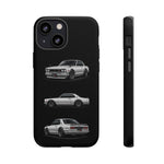 Silver Hakosuka Skyline Classic Sports Car Tough Phone Case for JDM Fans