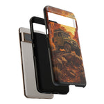 Land Cruiser FJ40 Classic 4x4 Red Rock Canyon Art Tough Phone Case