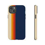 Retro Rainbow Stripe Phone Case | Tough Phone Case