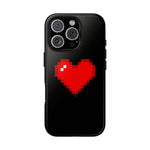 Pixel Heart 8-Bit Retro Art Tough Phone Case