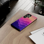 Pastel Mountain Haze Vaporwave Art Tough Phone Case