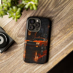 Challenger RT Phone Case, Rainy City Night Muscle Car Tough Cover