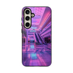 Empty Mall Escalator Vaporwave Art Tough Phone Case