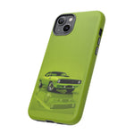 Green Cuda Muscle Car phone case for Gear Heads