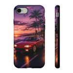 CRX Si Beach Run Retro JDM Car Tough Phone Case