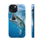 Spanish Mackerel Strike Phone Case Saltwater Fishing Gift for Anglers