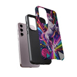 Neon Retro Rainbow Unicorn Phone Case | Tough Cases
