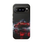 Z06 C8 Phone Case, Red Smoke Studio Reflection Cover