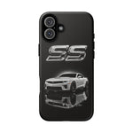 White SS Camaro reflection phone case | Car muscle car phone case