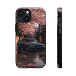 Cherry Blossom Street Scene R34 Skyline GTR Tough Case | Car Photo Cover