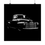 1953 Chevy 3100 Pickup Truck Poster Classic Vintage Wall Art Print Hot Rod