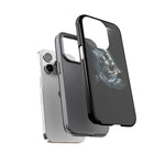 Tarpon Fishing Phone Case, Saltwater Portrait Black Cover, Gift