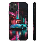 1980s Sports Car C4 Miami Nights Aesthetic Tough Phone Case