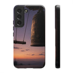 Temple Bell Sunset Phone Case Japan Zen Tough Case
