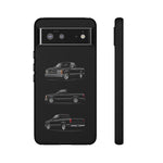 Black Silverado Classic Pickup Tough Phone Case for Chevy Truck Fans