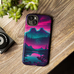 2 Rounds Canada Retina Artwork Vaporwave Phone Case – Landscape Aesthetic