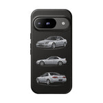 Silver Prelude Sports Coupe Tough Phone Case for JDM Fans