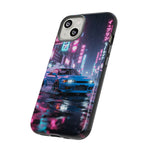 Skyline GT-R Tokyo Rain JDM Night Art Tough Phone Case